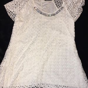 Lace dressy top